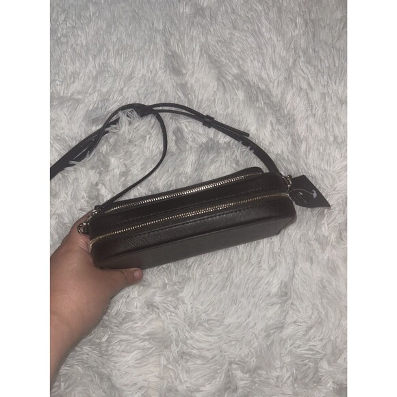 New KATE SPADE New York Black Staci Dual Zip Around Crossbody Shoulder Bag - Picture 3 of 3